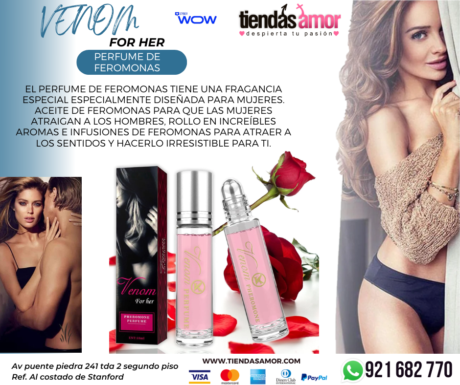 Venom Feromone Woman - 100 Ml - Sexshp Ofertas /juguetes lub
