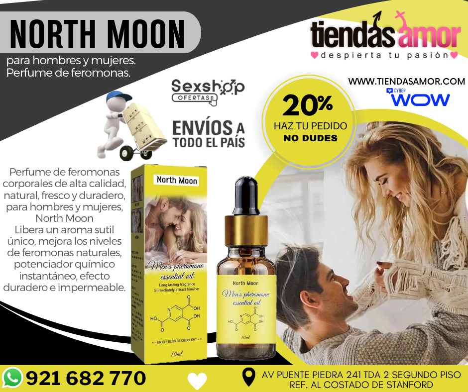 Perfume dNorth Moon fermonas Unisex Perfume de feromonas /ju
