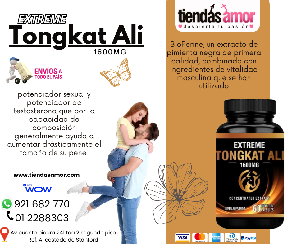 Tongkat Ali Extreme Aumenta la energía y vitalidad /juguetes