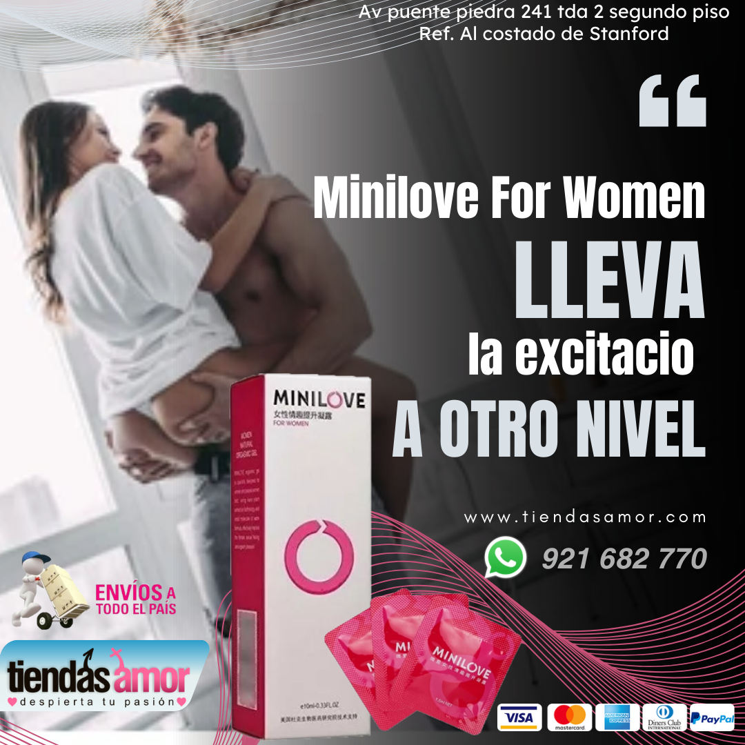 LUBRICANTE SEXUAL PARA MUJERES MULTIORGASMICO MINILOVE /jugu